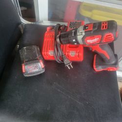 Milwaukee Drill Charger And Battery