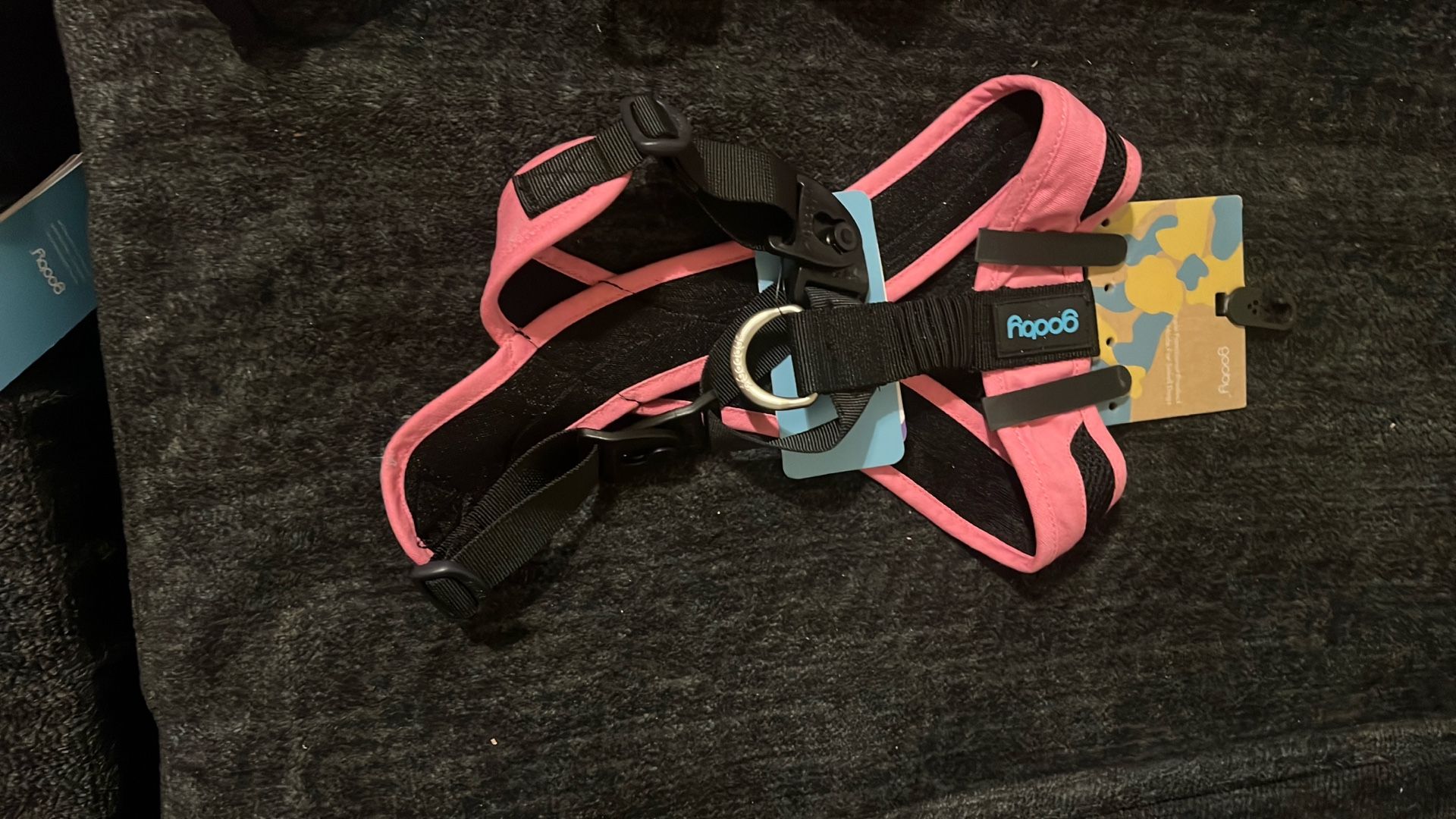 Gooby Dog Harness Escape Free Comfort X One Pink Large 