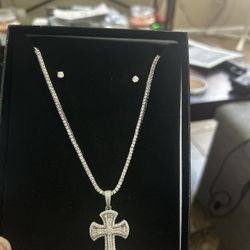 Solid 925 Sterling Silver 18” 2mm 11.00 CTW Moissanite Tennis Chain With GRA