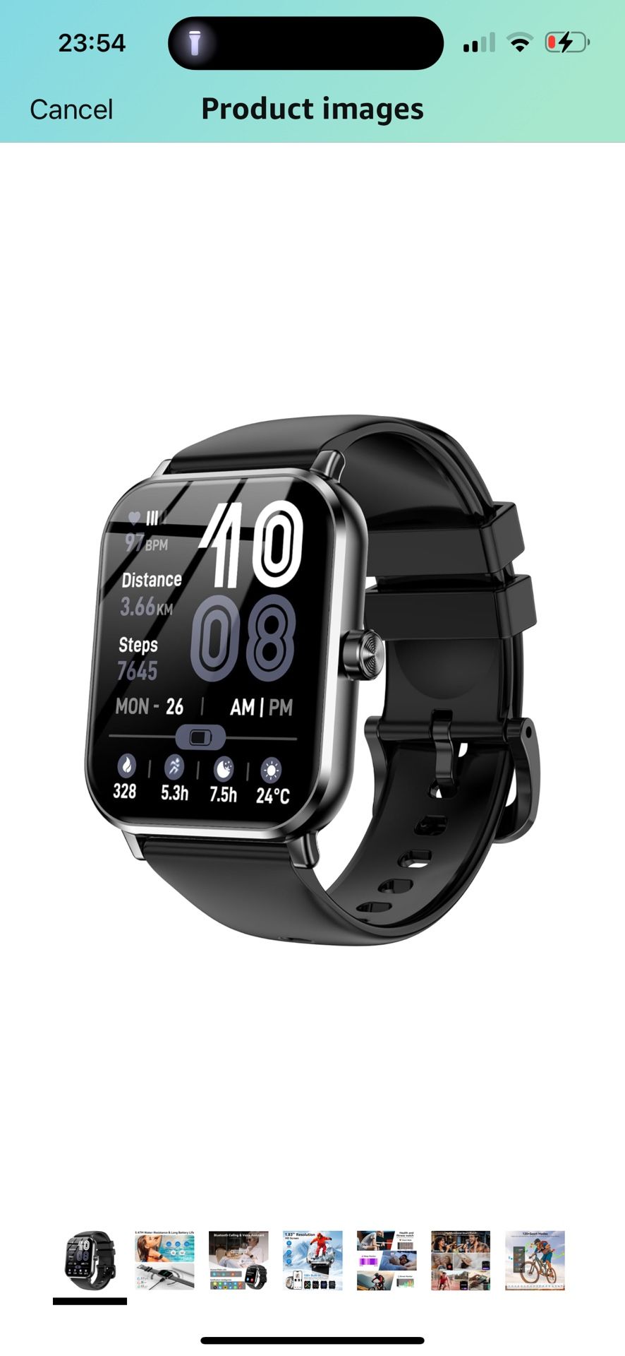 Brand New Smart Watch for Men Women, 1.83" HD Touchsreen, Bluetooth Calling, 5 ATM Water-Resistance, 130+ Sports Modes, Health, Fitness & Sleep Tracke