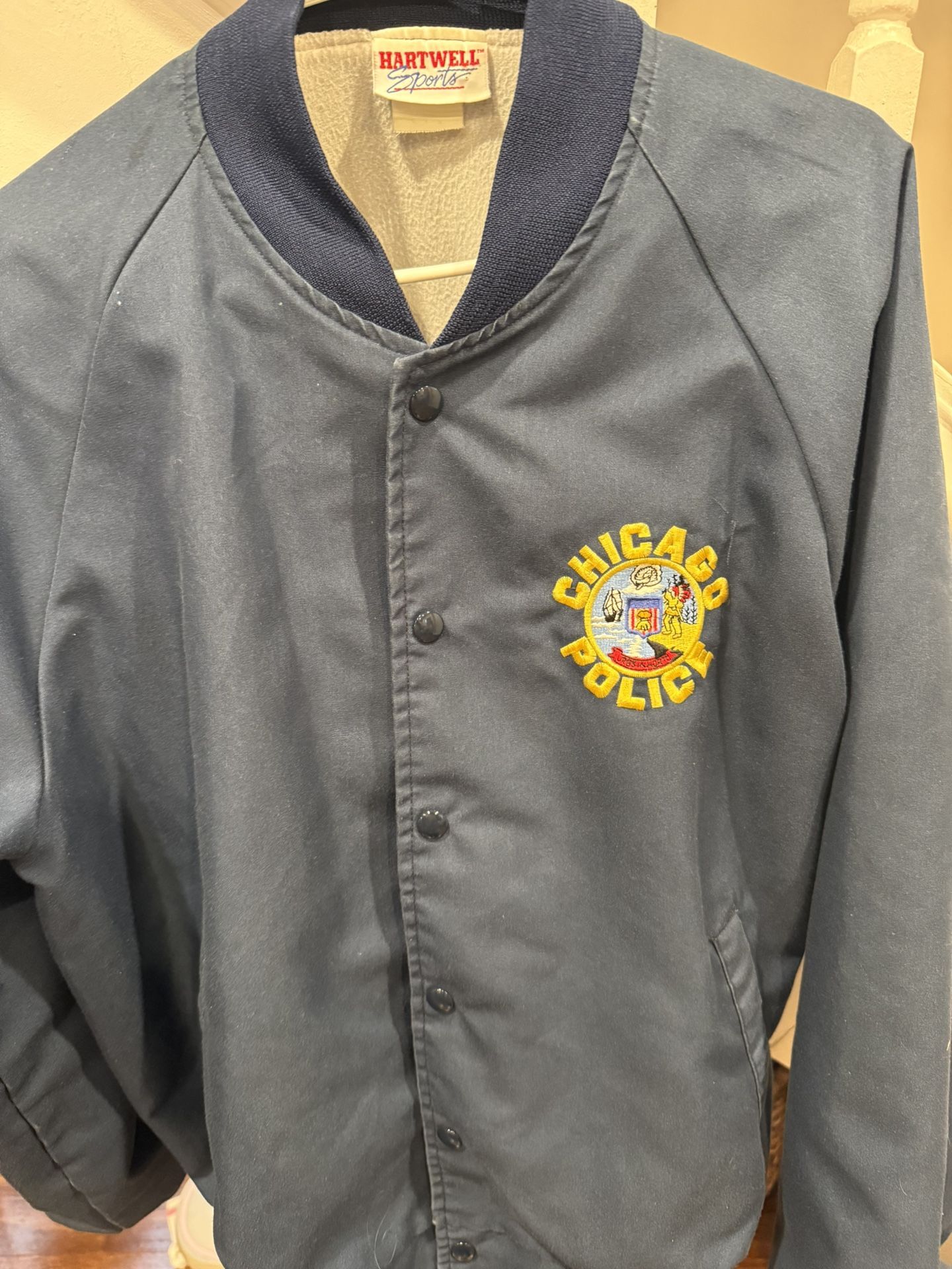 Vintage Chicago Police Department CPD Jacket Bomber Large