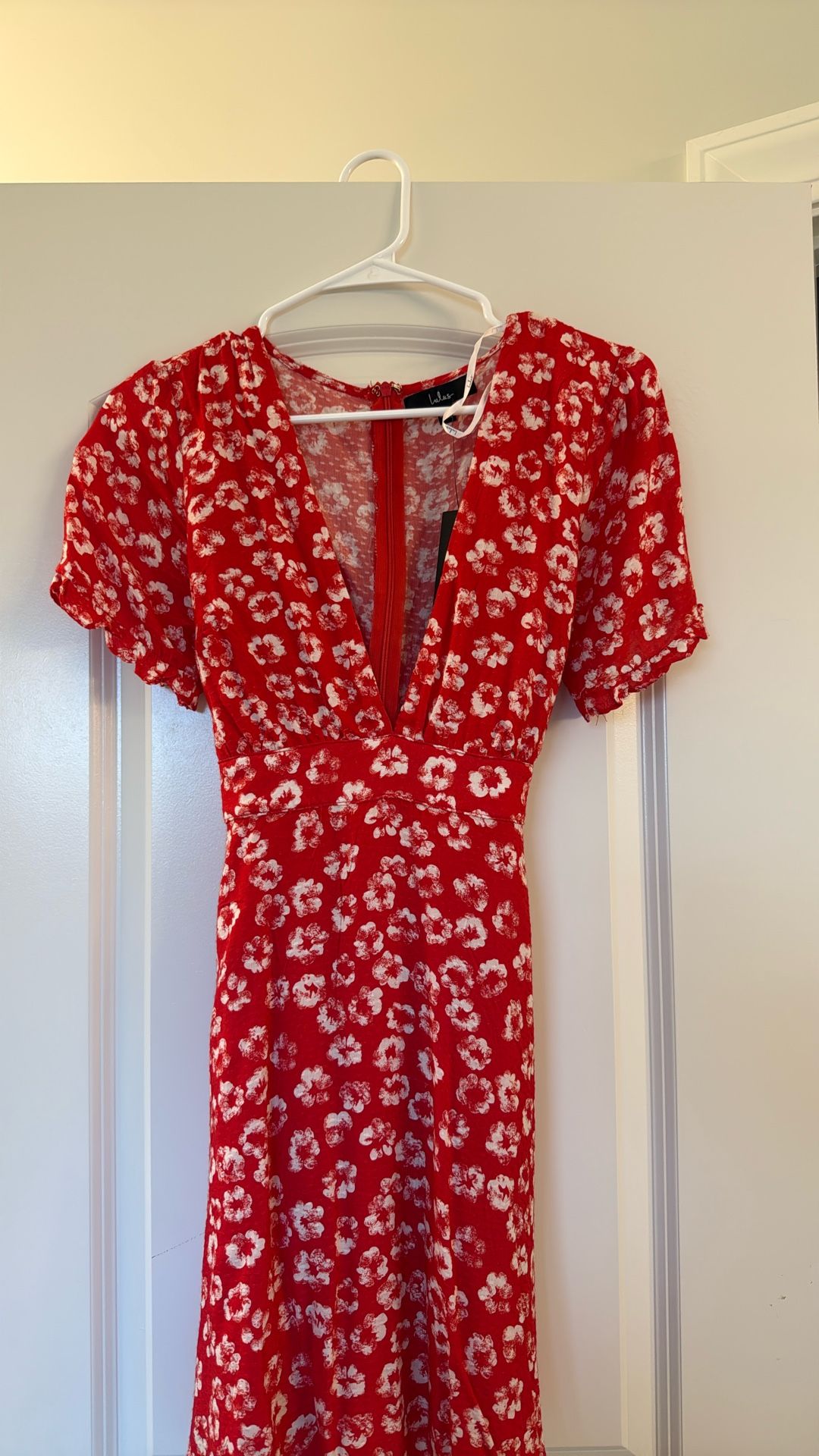 Red Sundress From Lulus - Tags Still Attached