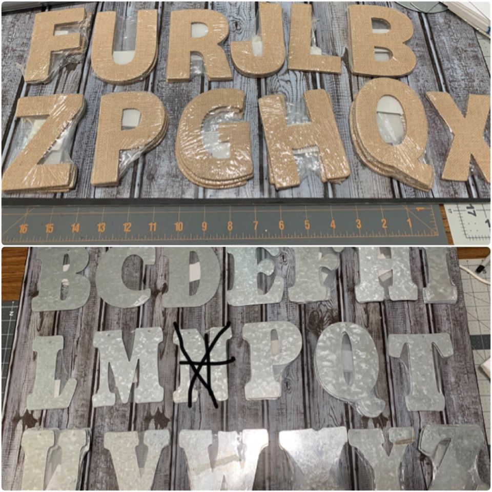 Metal Letters, Wood Letters, banner