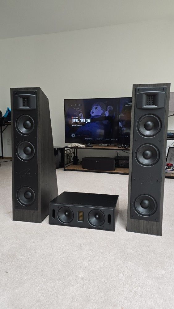 Martin Logan Preface Towers Electromotion C2 Central Speaker