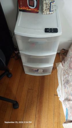 Sterilite 3-Drawer Plastic Storage Cart