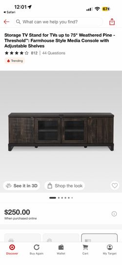 TV Stand - Fits up to 75”