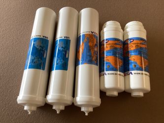 New Set of 5  Aquaverve/ Omnipure Inline Water Filters