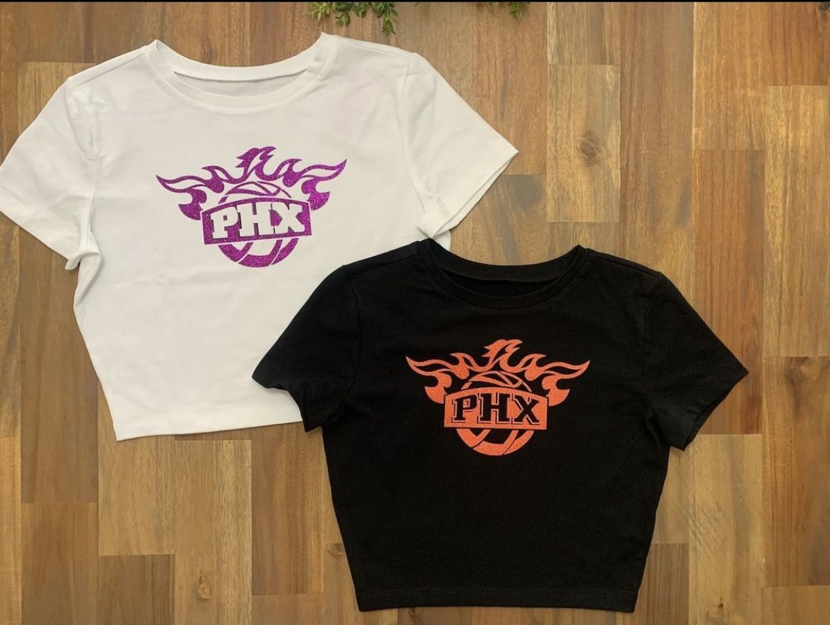 Phoenix Suns Crop Top Size S,M,L