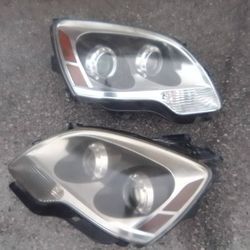 2007-2012 GMC Acadia Complete Xenon Hid Headlights With Light Bulbs And Accessories Oem.