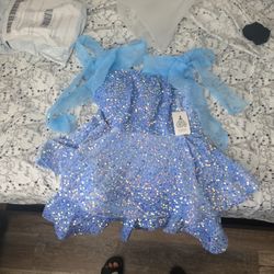 New Blue Fashion Dress