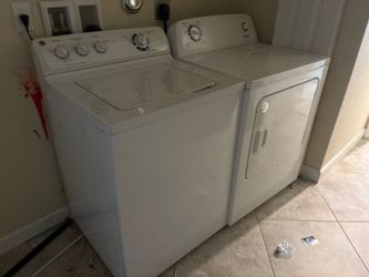 Washer and dryer