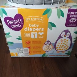 Parents Choice Size 1 Diapers 