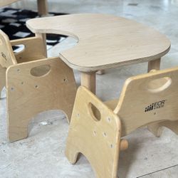 Montessori Kids Toddler Table And Chairs ECR4kids