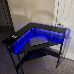Black Corner Desk
