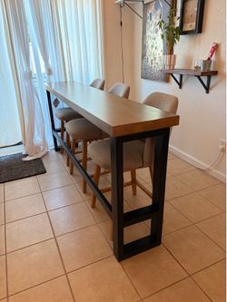 $250 OBO – Lane Home Furnishings Rustic Counter Height Table