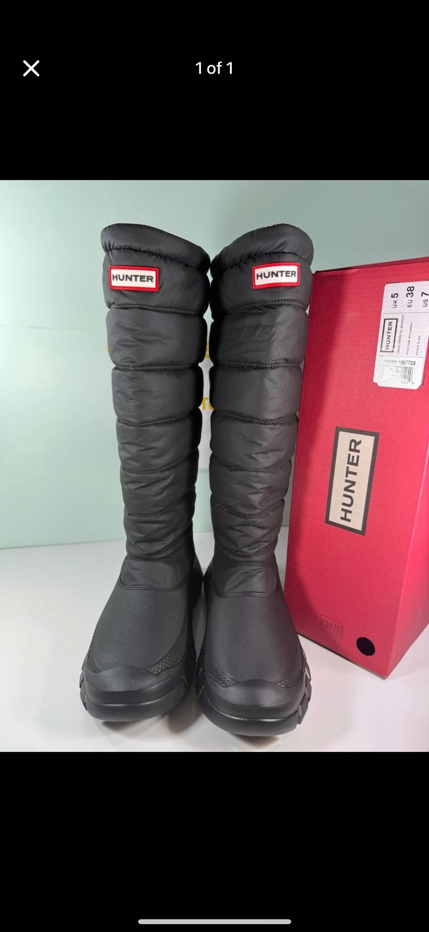 New Hunter Women’s Intrepid Tall Snow Boots - Size 7