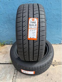 (2) Used 225 45 17 SureDrive Tires