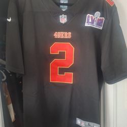 NFL SuperBowl 49ers Lenoir Jersey