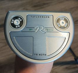 Golf Putter Right-Handed 34" Prototype TaylorMade TP Reserve TR-M3TH Truss, L-Neck MINT CONDITION Upgraded Magnetic Head Cover