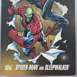 Spider-Man And Sleepwalker Trading Card 1992