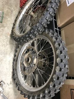 2000 RM250 rear front wheel 19” 21”