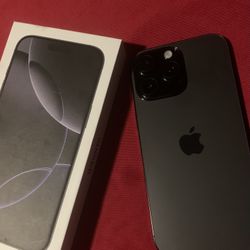 IPHONE 16 Pro Max, Black Titanium 