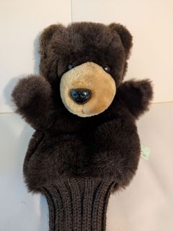 Brown Plush Bear Golf Head Cover