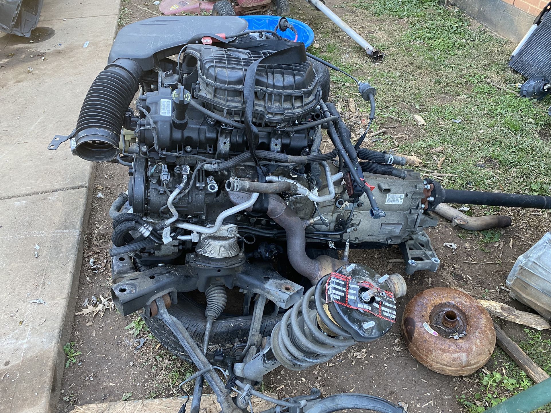 Motor an Transmission