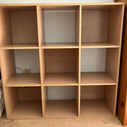 Storage Shelf. 9 Cubbies
