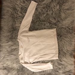 Roxy crewneck sweatshirt with lace shoulders