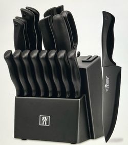 Hunter Dual 19Pcs Black Kitchen Knife Set