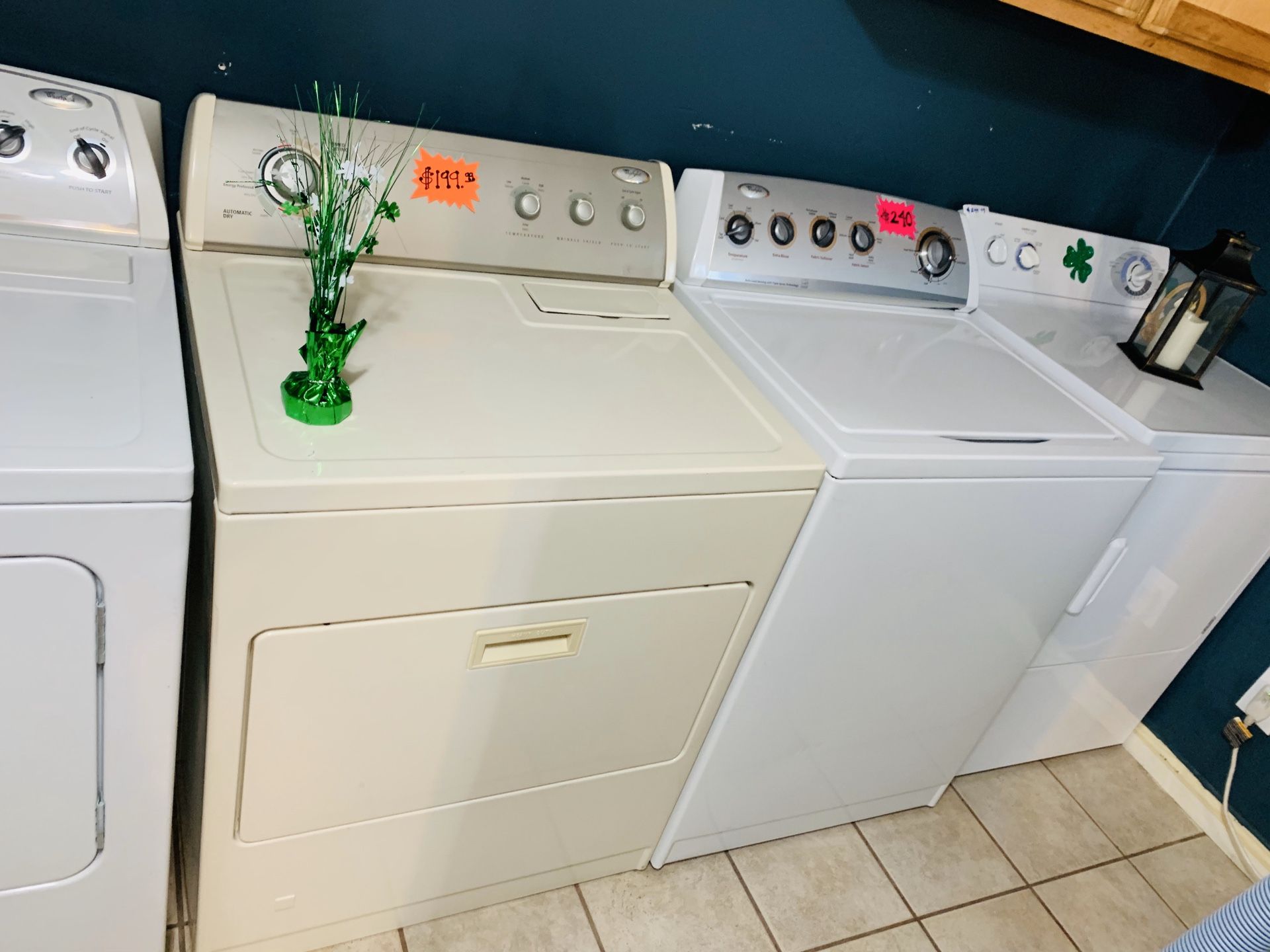 Washer and dryer