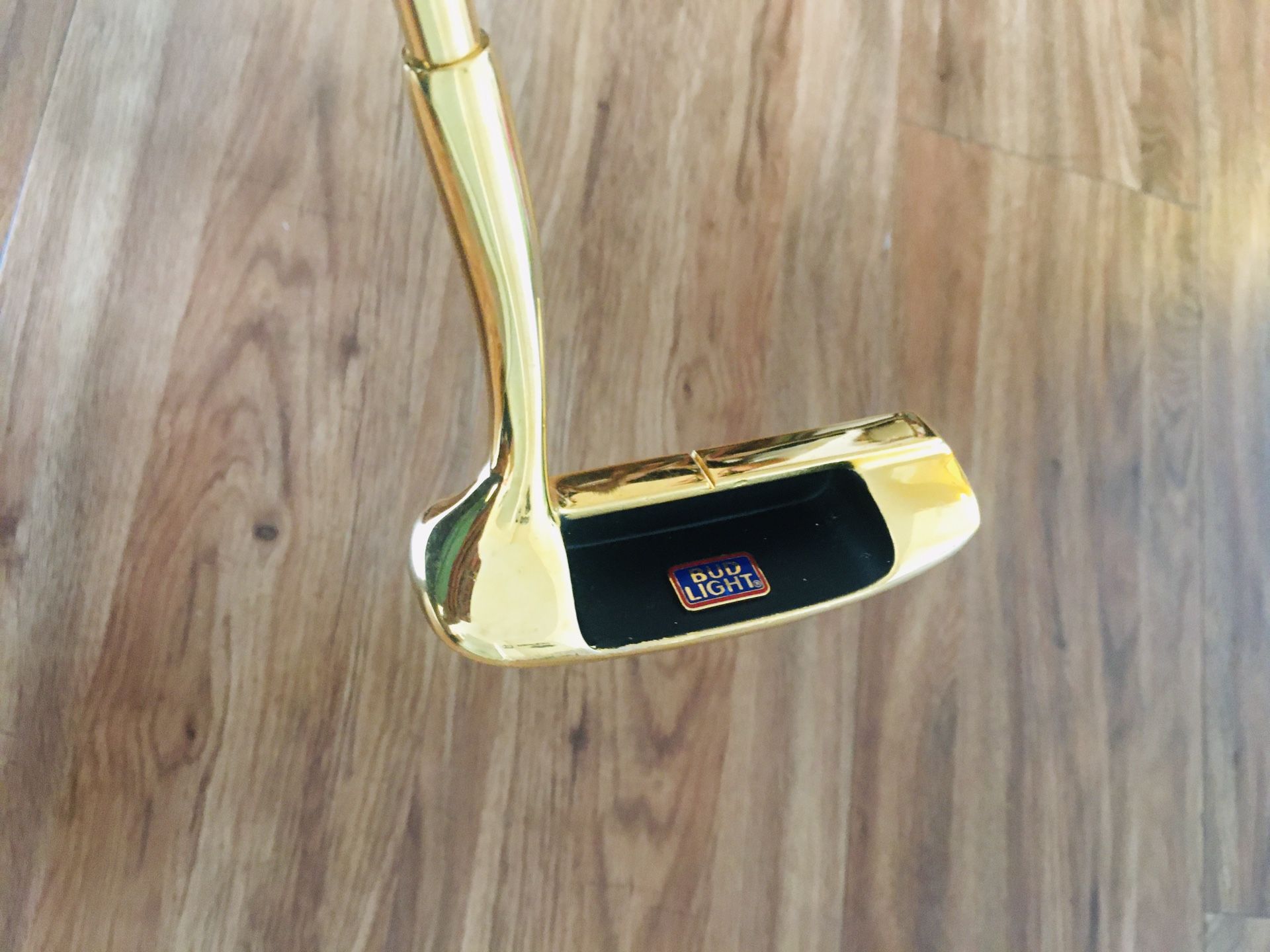 Gold PL Bud Light Golf Putter 
