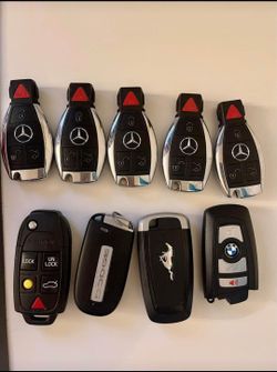 Bmw Mercedes Ford Honda Range Rover Porsche Keys
