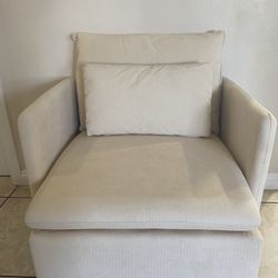 Beige Accent Chair
