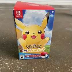 Pokemon Let’s Go Pikachu! W/ Pokeball Plus Bundle 