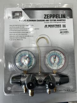 JB Industries HVAC Manifold, Charging Scale 