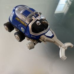 (See Tire Damage) Beetleborgs Blue Stinger AV Loose Vehicle Bandai 1996