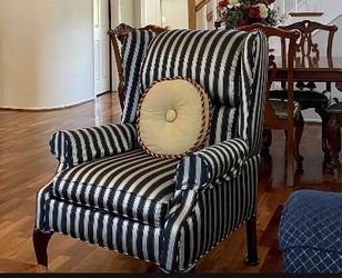 Vintage High Back Accent Chair