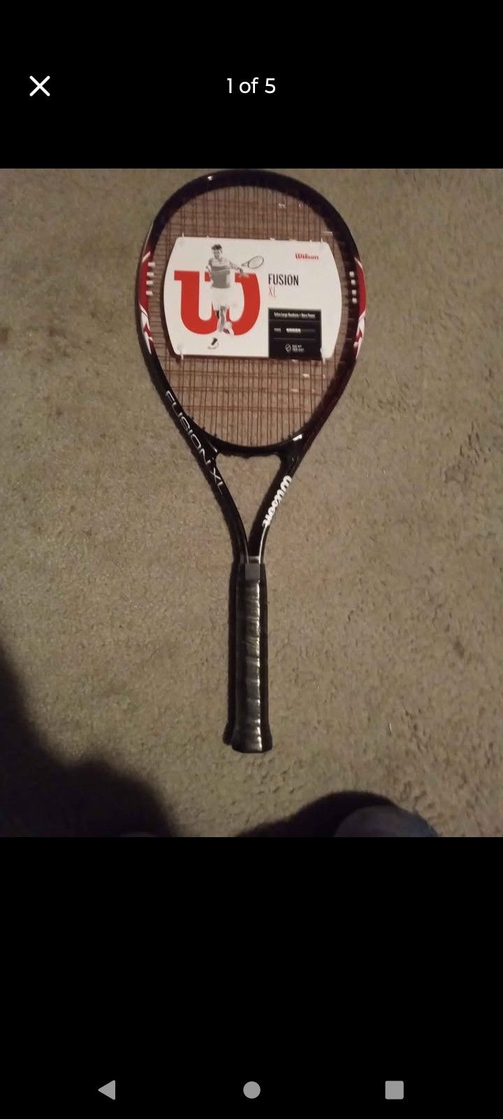 Wilson Fusion XL Tennis Racket