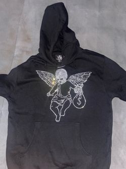 Hastamuerte rhinestone hoodie