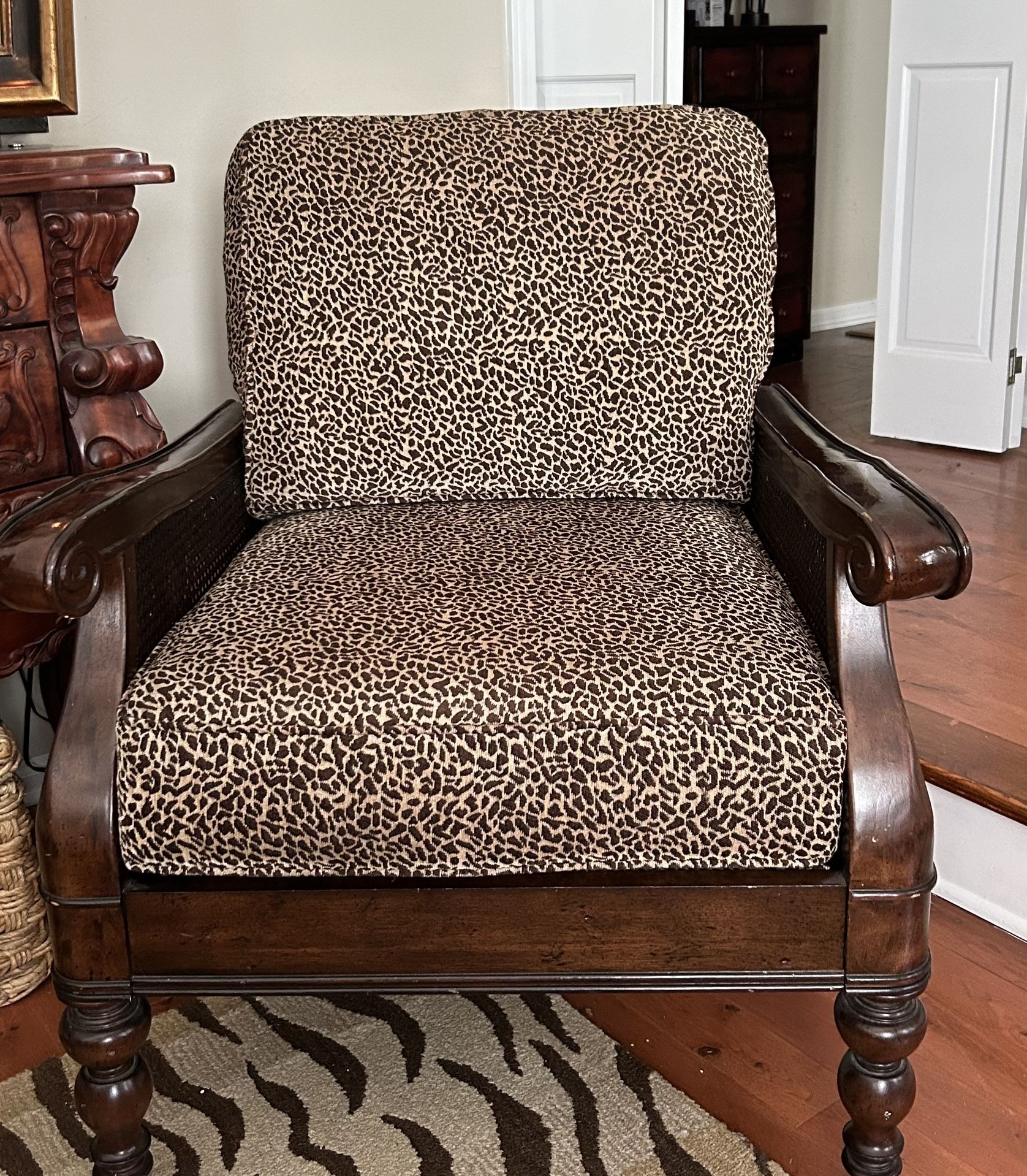 Leopard Print Chair 