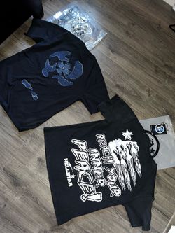 Hellstar & Chrome t shirts