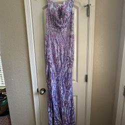 Lavender Off The Shoulder  Dress $20