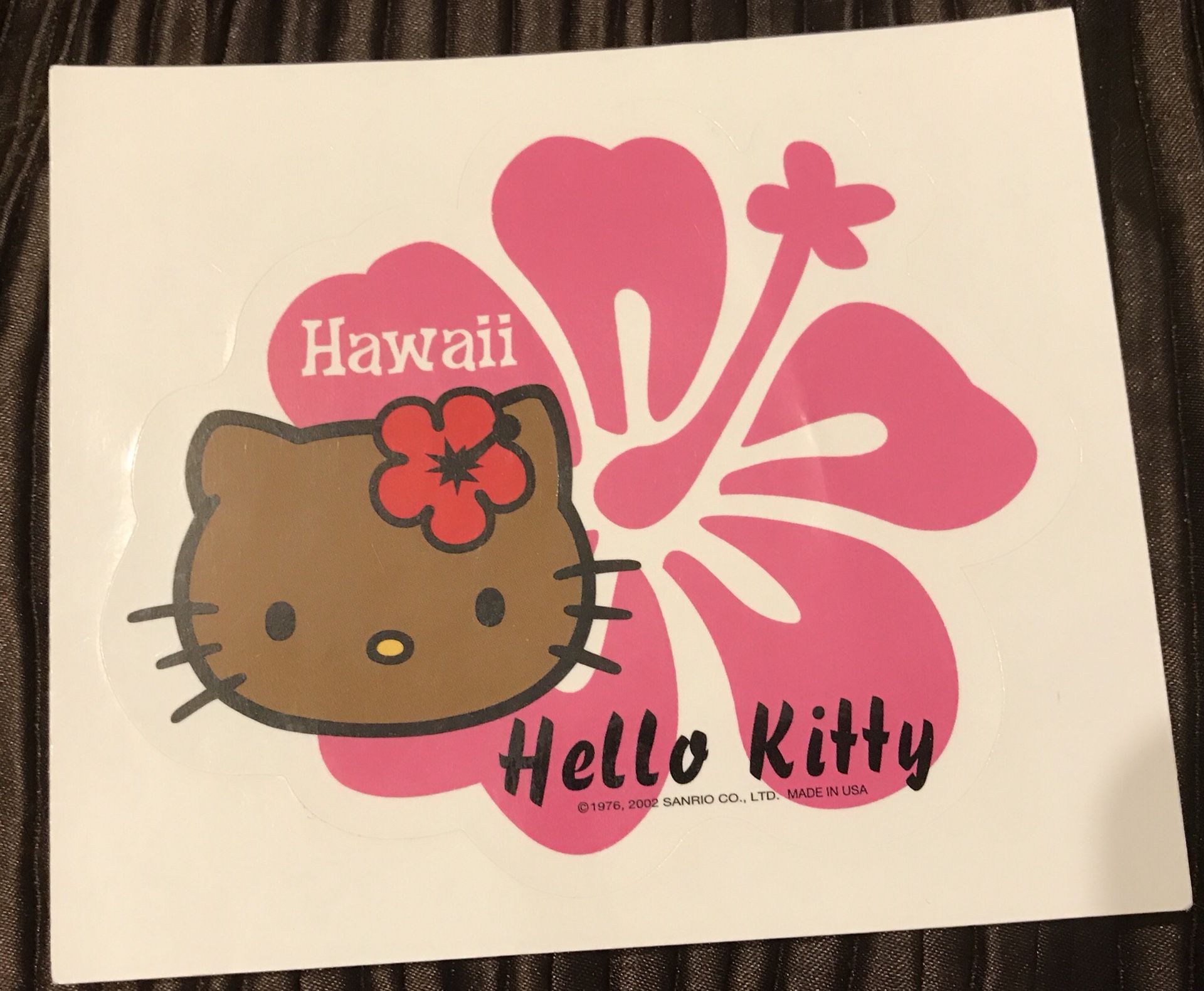Hello kitty Hawaii car sticker