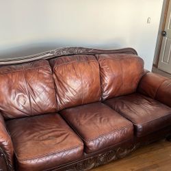 Leather Couch 