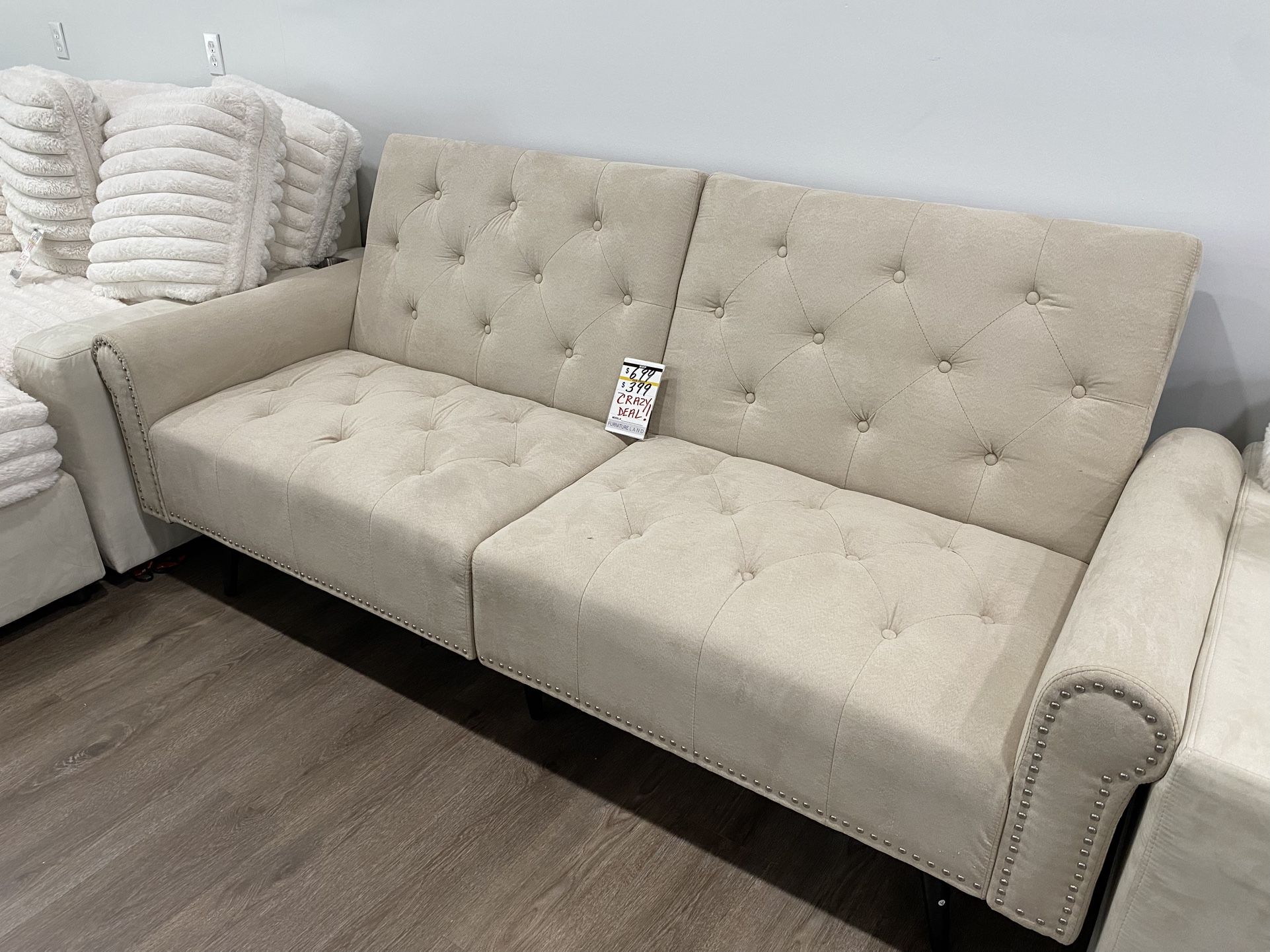 Sleeper Sofa Lays Flat Into Bed