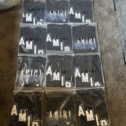 Amiri Tees Sizes S-Xl