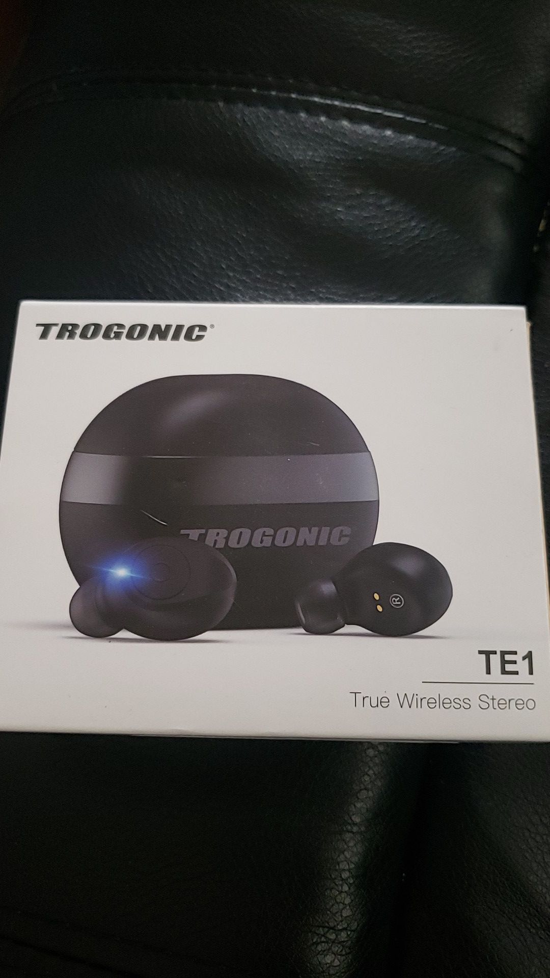 Trogonic TE1 True Wireless Earbuds, TWS 5.0 IPX 5 Sweatproof Bluetooth Earbuds Stereo Headphones in-Ear Built-in Mic