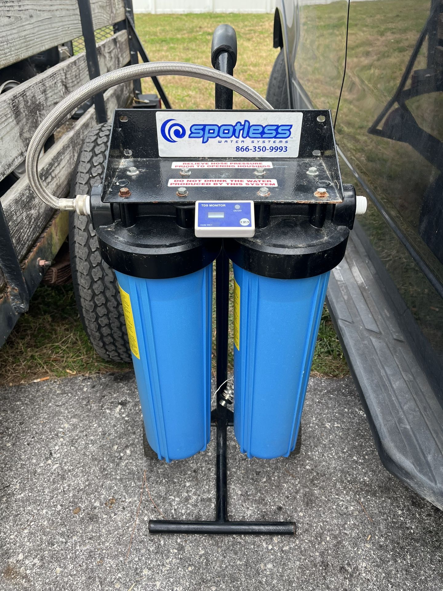 Spotless Water systems Water Softener Detail unit